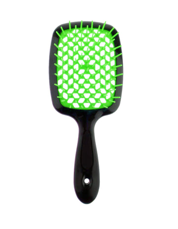 JF Hollow Hair Brush - Green
